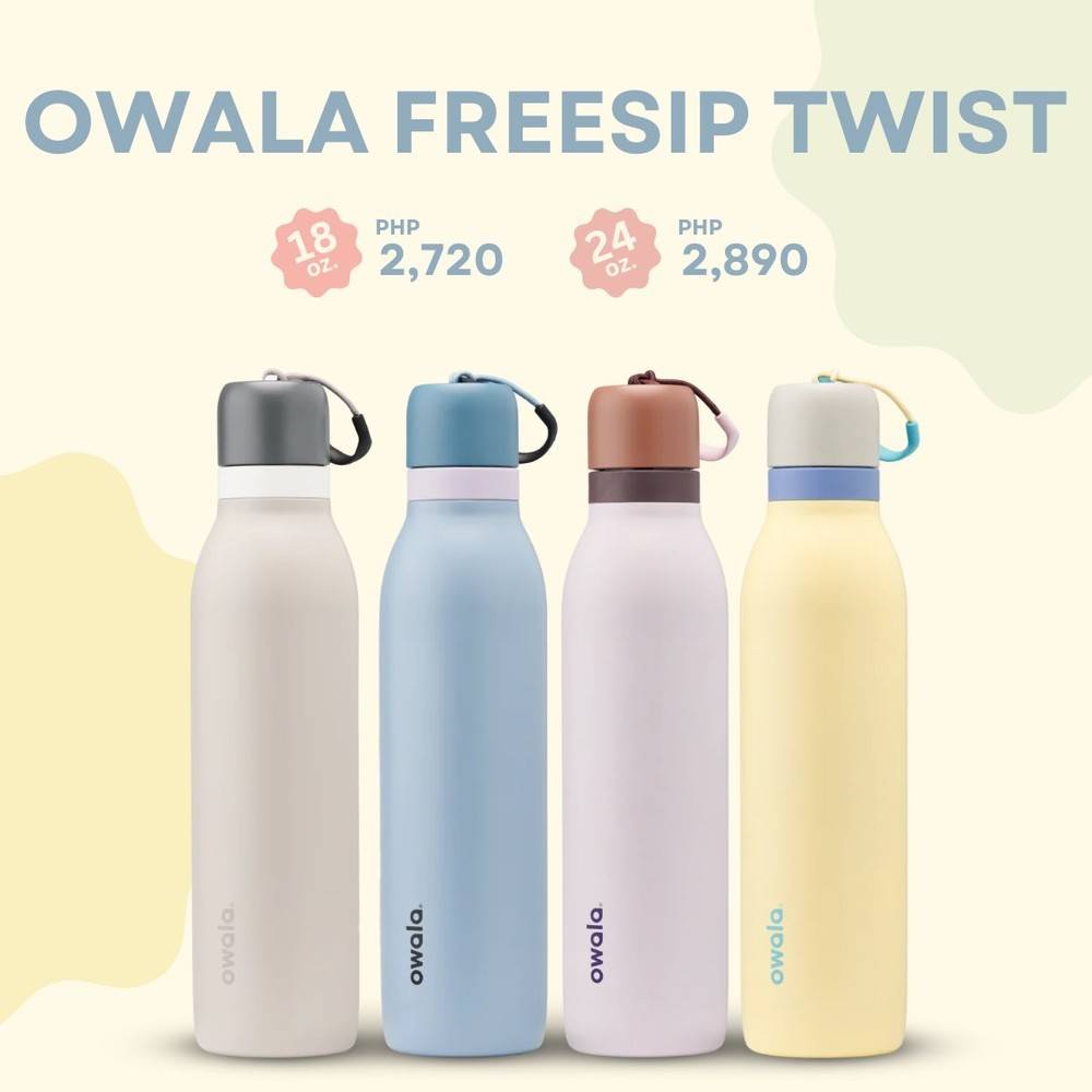 Buying an Owala FreeSip Twist from the US is often cheaper than local Thai prices