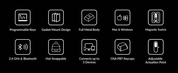 Keychron Q1 HE QMK Wireless Custom Keyboard