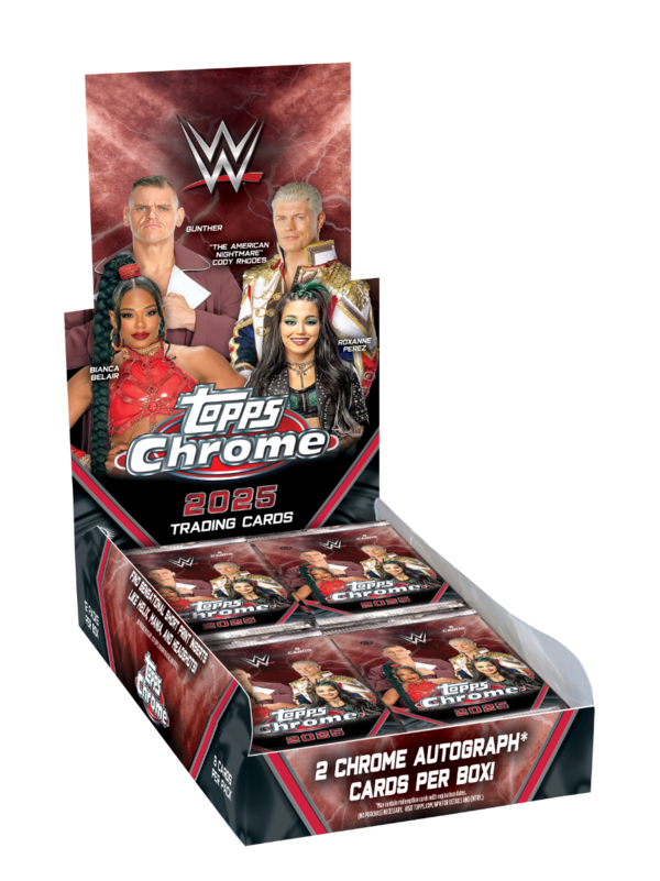 WWE Topps Chrome 2025 Hobby Box