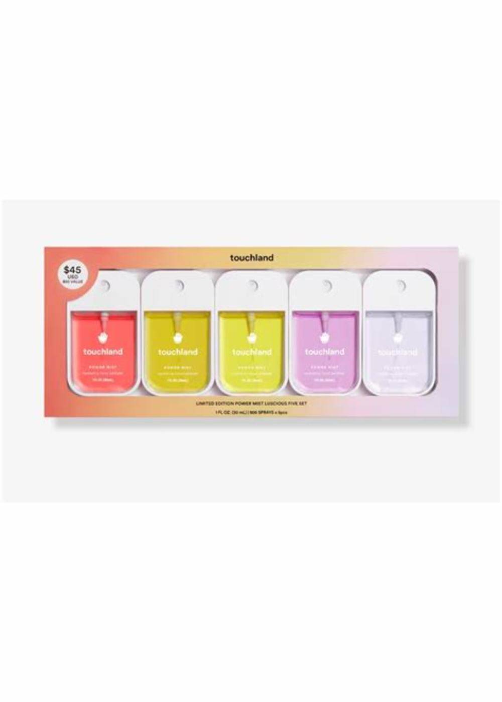 Save $25 on the Touchland Power Mist Discovery Set by shipping from the US to Singapore