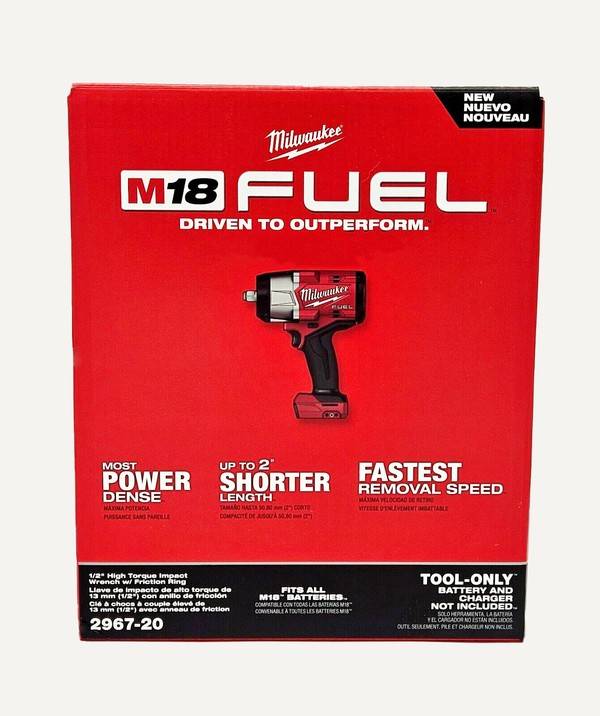 Milwaukee M18 FUEL 1/2" High Torque Impact Wrench (2967-20)