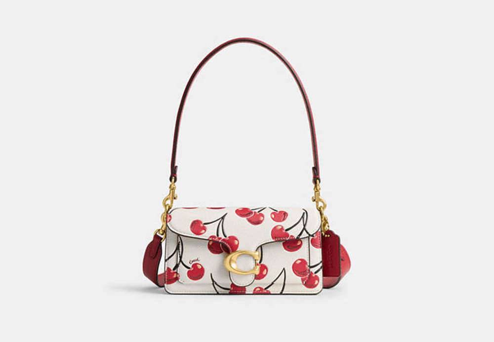 Why I used a US address to get the Coach Tabby Cherry Print bag sent to France