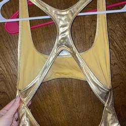 Buying the Skims Swim 2026 Metallic Monokini from the US is cheaper than local luxury markups