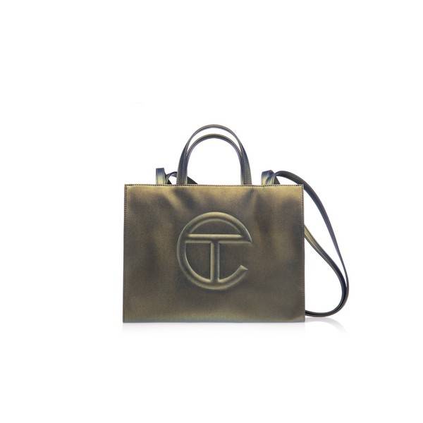 Telfar Shopping Bag (Spring 2026 'Acid Green')