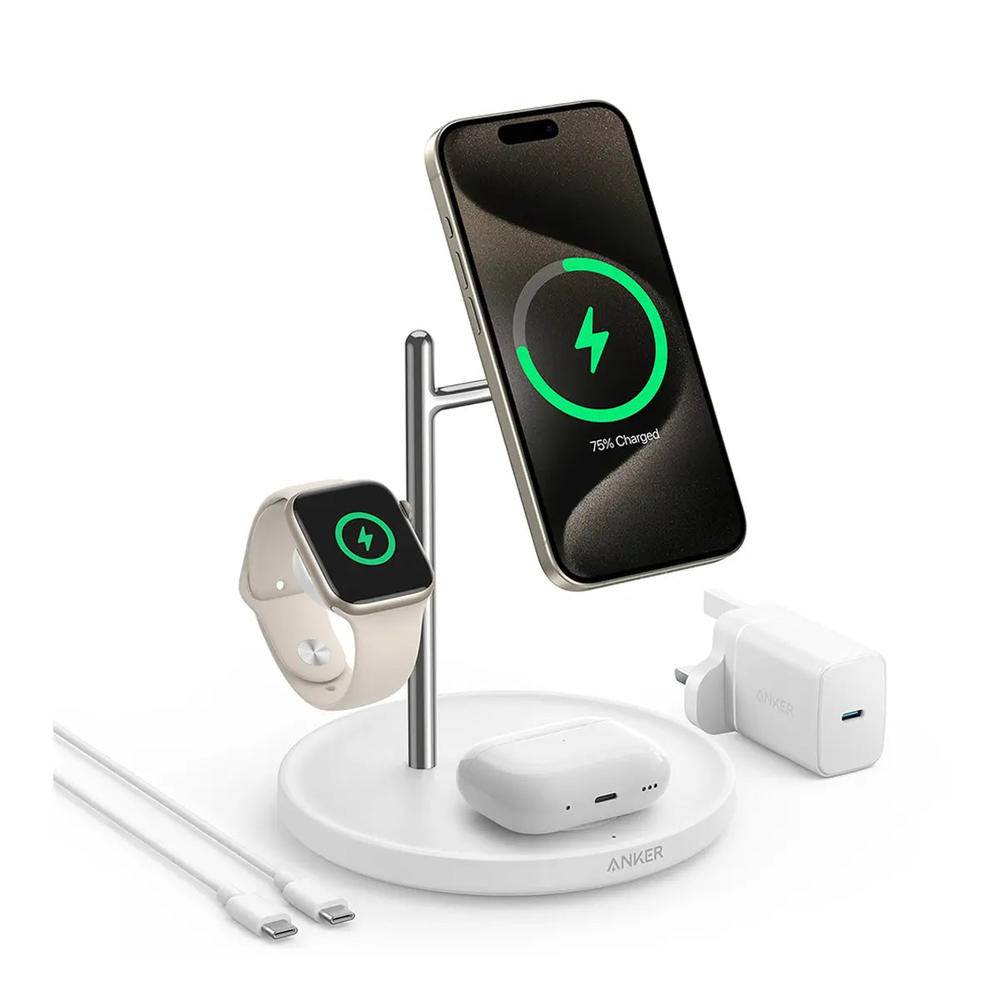 The Anker MagGo 3-in-1 Wireless Charging Station reaches Spain through streamlined US shipping routes