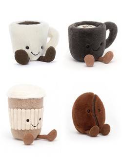 The cost difference for Jellycat Amuseable Coffee To Go between US retailers and Italian resellers is significant