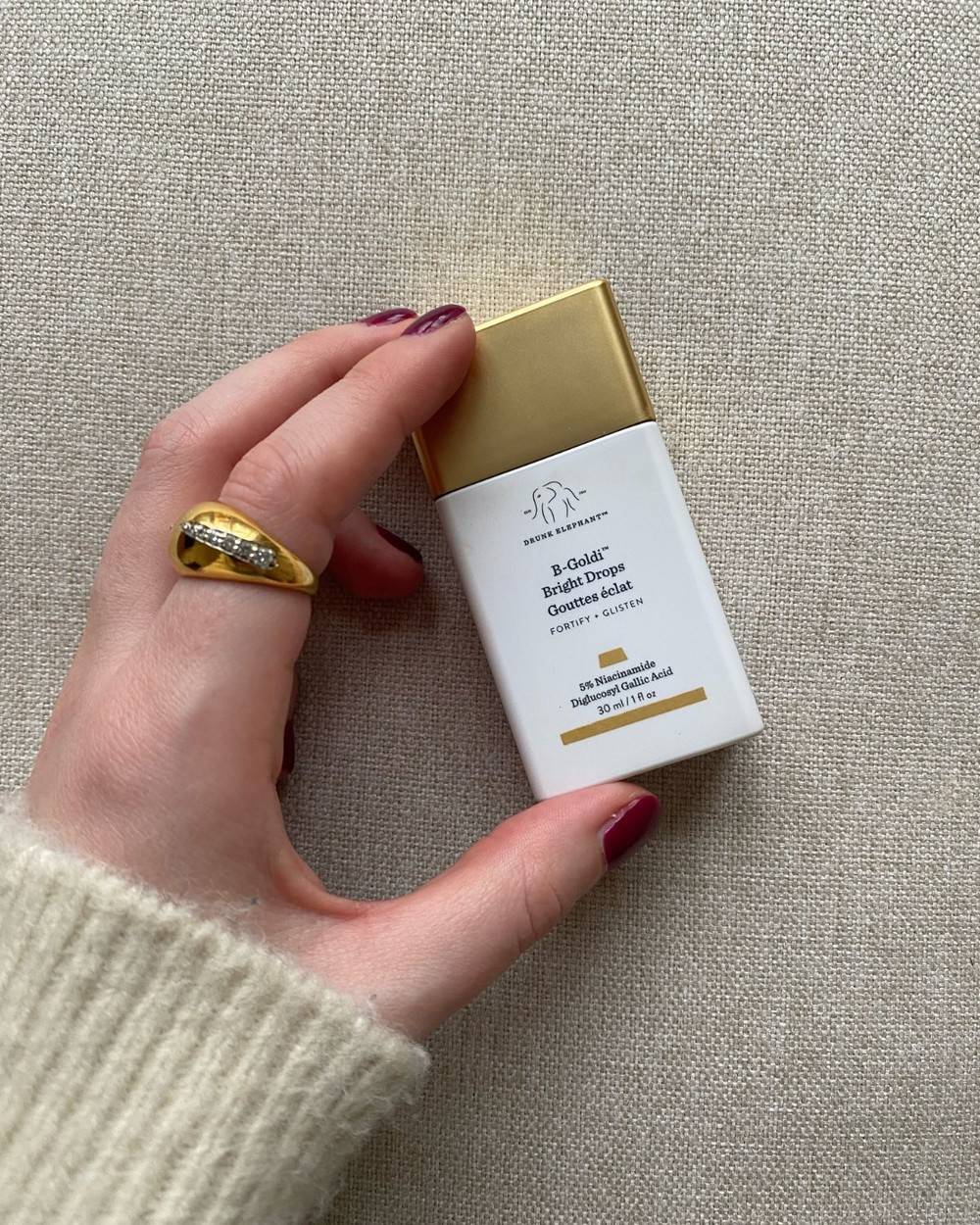 Ordering Drunk Elephant B-Goldi Bright Drops from US stores to Singapore