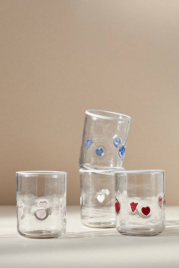 Anthropologie 'Icon' Juice Glasses (Spring 2026 Floral Edition)