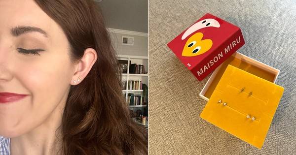 Maison Miru Flat Back 'Nap Earrings' Collection