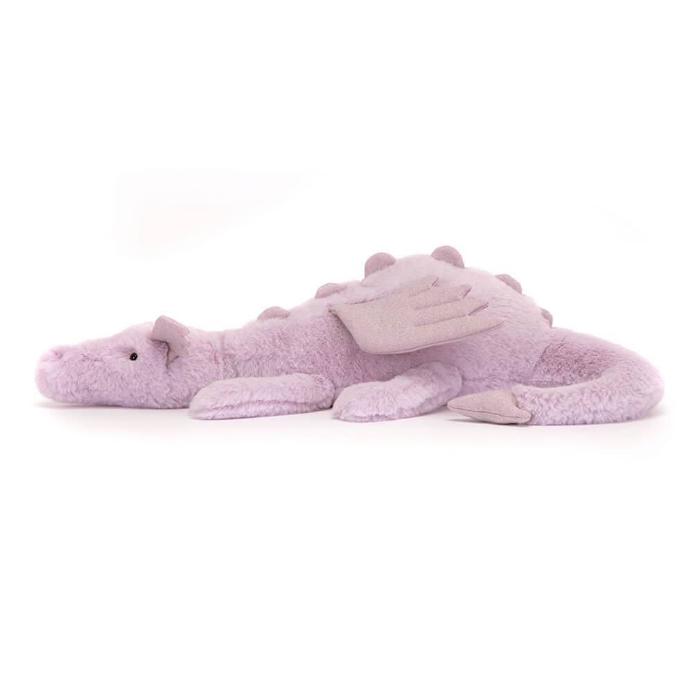 Save €50 on the Lavender Jellycat Sky Dragon by shipping from the US to Spain