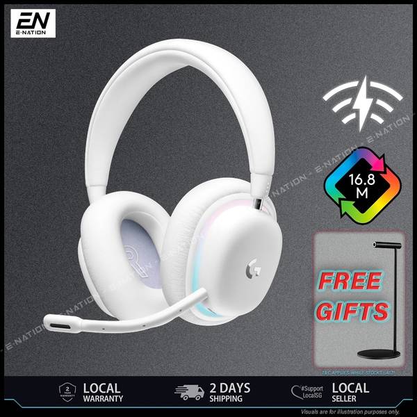 Logitech G735 Wireless Gaming Headset (Aurora Collection - 2026 White/Pink)