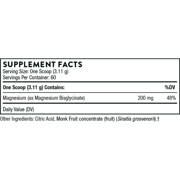 Thorne Magnesium Bisglycinate Powder