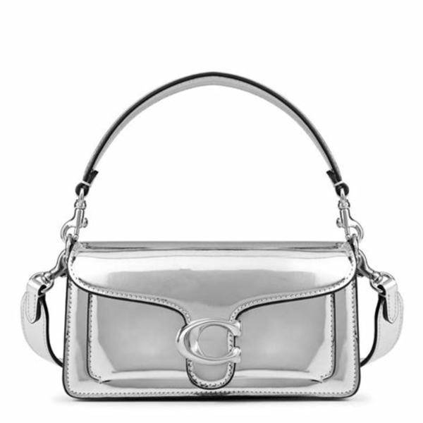 Coach Tabby Shoulder Bag 20 (Mirror Metallic Silver)