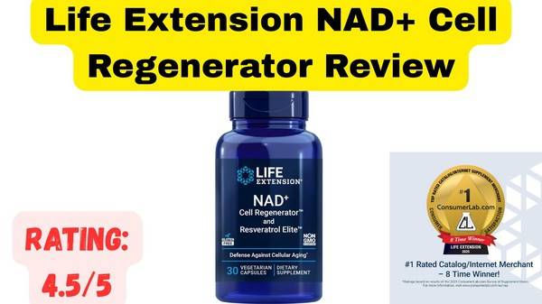 Life Extension NAD+ Cell Regenerator (2026 High-Potency Formula)