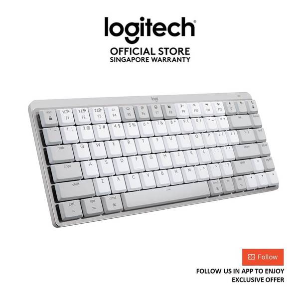 Logitech MX Mechanical Mini for Mac (Pale Grey - US ANSI Layout)