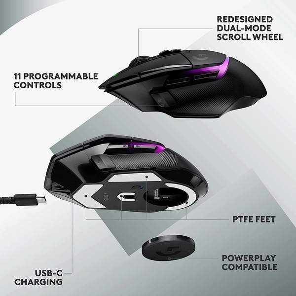 Logitech G502 X Plus (2026 'Ghost White' RGB Edition)