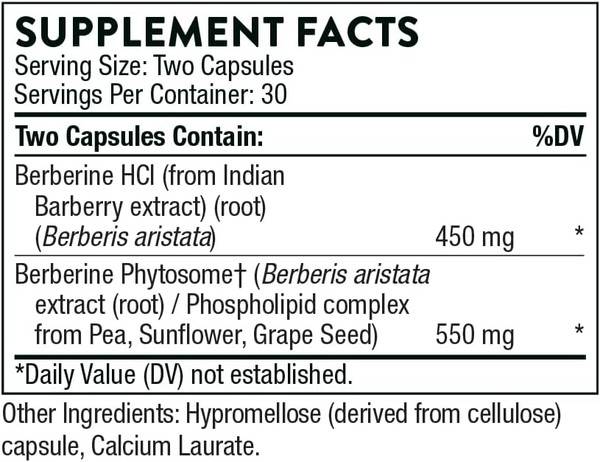 Thorne Berberine 1200 (High-Purity US Formula)