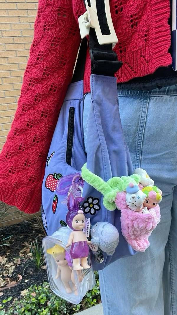 Baggu x Sanrio 2026 'Spring Picnic' Crescent Bag