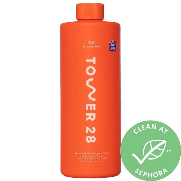 Tower 28 SOS Daily Rescue Facial Spray (16oz Jumbo Refill)