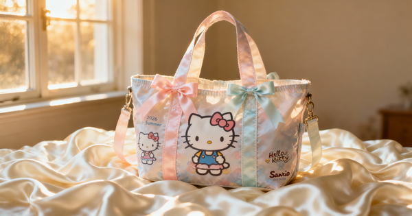 Baggu x Sanrio 2026 'Hello Kitty Summer' Reusable Bag Set