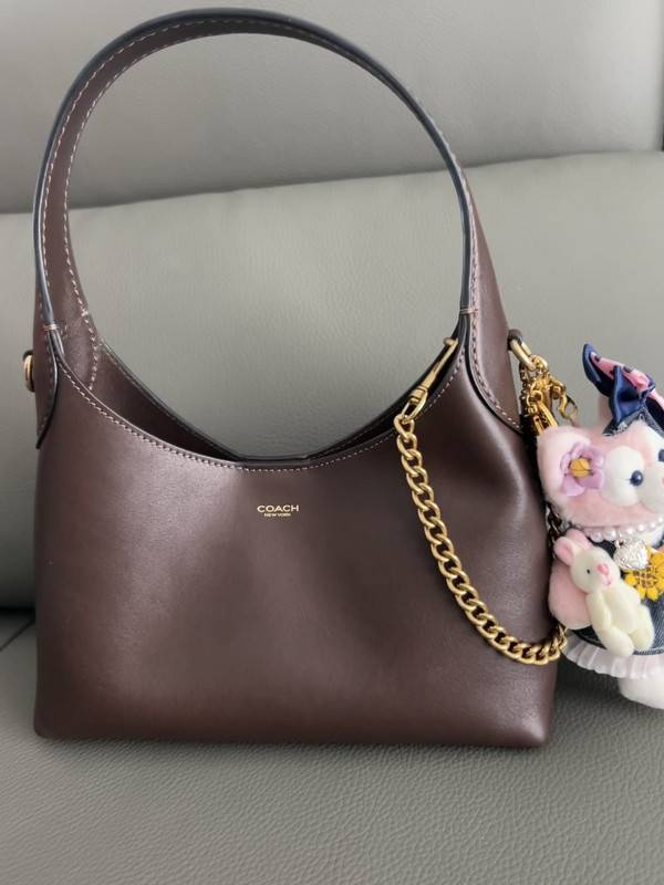 Coach Brooklyn Shoulder Bag 39 (2026 Suede Collection)